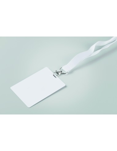 Badge con cordino 120x80 mm