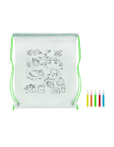 Sacca da colorare in non woven