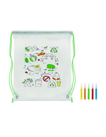 Sacca da colorare in non woven