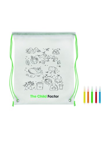 Sacca da colorare in non woven