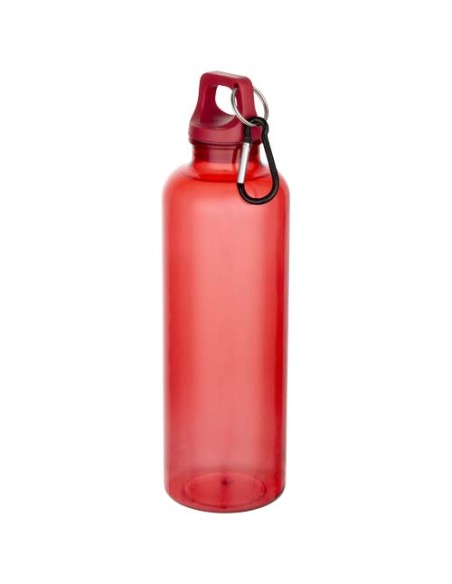 Borraccia in plastica riciclata certificata RCS da 750 ml con moschettone Oregon