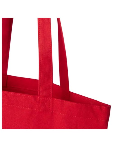 Tote bag da 11 litri con base ampia in tessuto biologico certificato OCS da 180 g/m² Odisha 