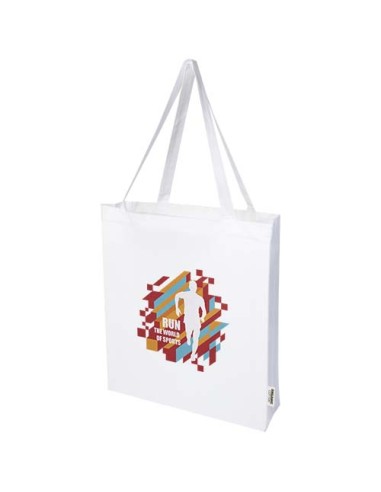 Tote bag a soffietto da 14 litri in tessuto biologico certificato OCS da 180 g/m² Odisha -14L