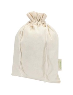 Sacchetto per confezione regalo in tessuto biologico da 140 g/m² certificato OCS, 42 x 30 cm Odisha