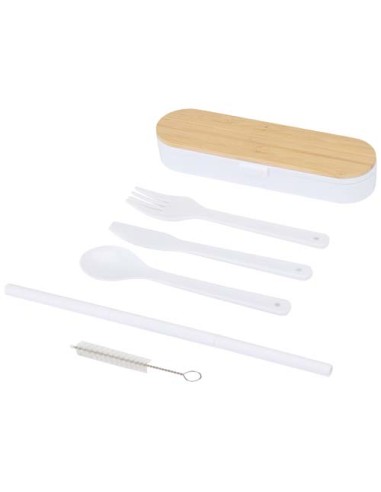 Set di posate con coperchio in bambù Runa