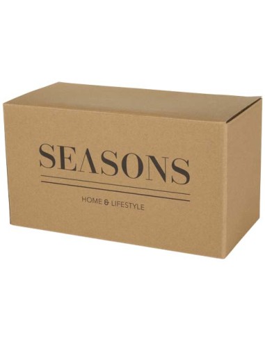 Set di vassoio da portata in legno con set di bicchieri in vetro con finitura opaca Male