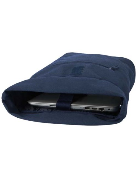 Zaino rolltop per portatile da 14" in materiale riciclato Recanvas - 16L