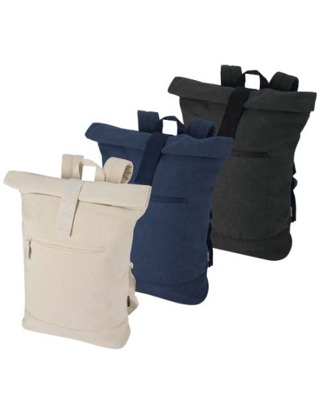 Zaino rolltop per portatile da 14" in materiale riciclato Recanvas - 16L