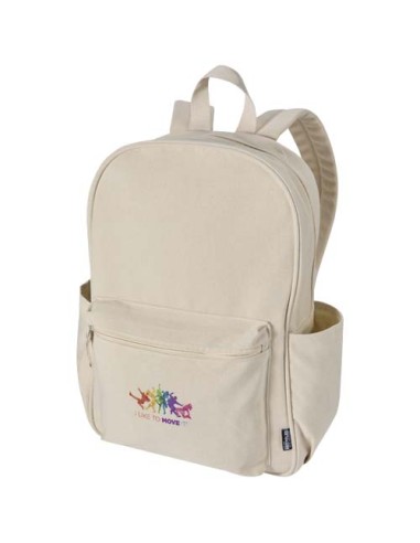 Zaino da città per portatile da 15,6" in materiale riciclato certificato GRS Recanvas - 16L