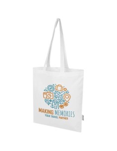 Tote bag in cotone riciclato certificato GRS da 180 g/m² Peru Blend - 7L