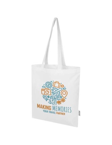 Tote bag in cotone riciclato certificato GRS da 180 g/m² Peru Blend - 7L