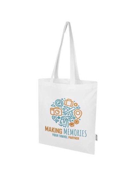 Tote bag in cotone riciclato certificato GRS da 180 g/m² Peru Blend - 7L