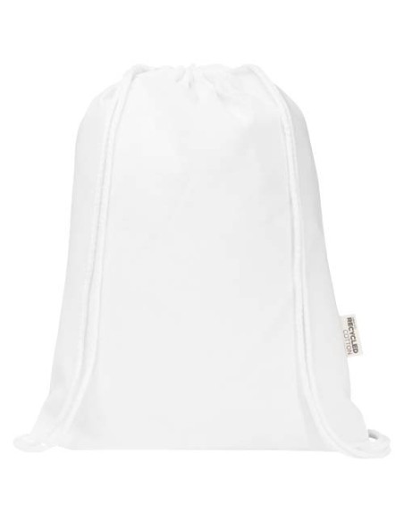 Borsa con cordoncino in materiale riciclato GRS da 180 g/m² Peru Blend - 5L