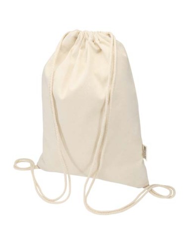 Borsa con cordoncino in materiale riciclato GRS da 180 g/m² Peru Blend - 5L