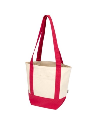 Tote bag mini in cotone riciclato certificato GRS da 320 g/m² Sam