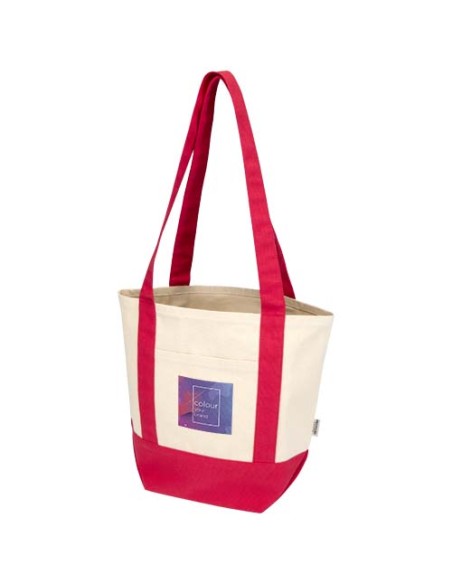 Tote bag mini in cotone riciclato certificato GRS da 320 g/m² Sam