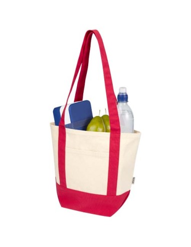 Tote bag mini in cotone riciclato certificato GRS da 320 g/m² Sam