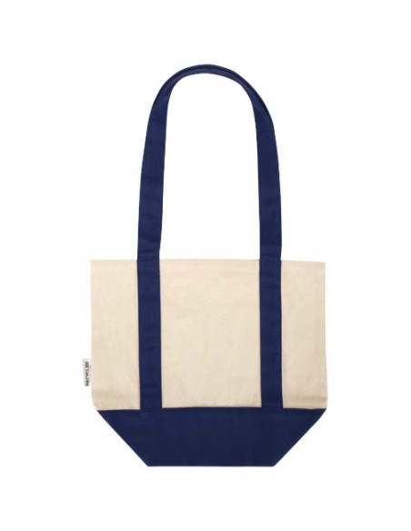 Tote bag mini in cotone riciclato certificato GRS da 320 g/m² Sam