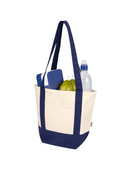 Tote bag mini in cotone riciclato certificato GRS da 320 g/m² Sam