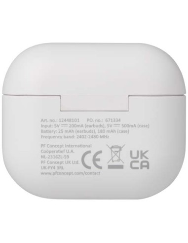 Cuffie Bluetooth® True Wireless in plastica riciclata Altais