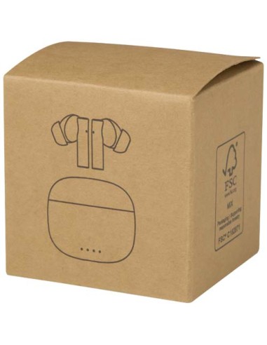 Cuffie Bluetooth® True Wireless in plastica riciclata con inserti auricolari in silicone Alterf