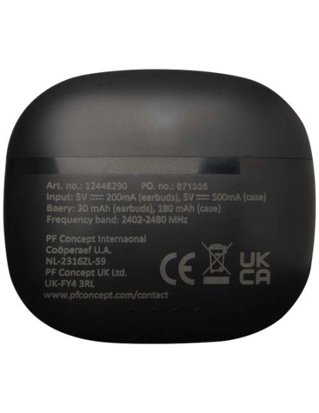 Cuffie Bluetooth® True Wireless in plastica riciclata con inserti auricolari in silicone Alterf