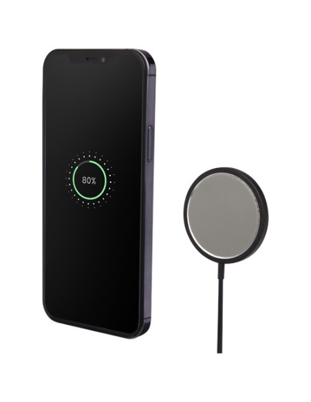 Caricabatterie wireless in alluminio da 15 W Magclick