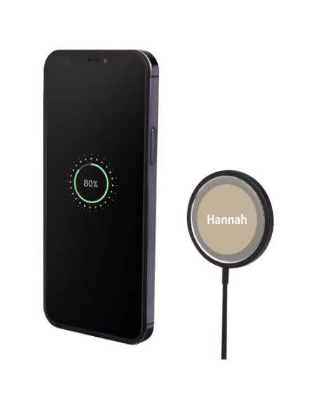 Caricabatterie wireless in alluminio da 15 W Magclick