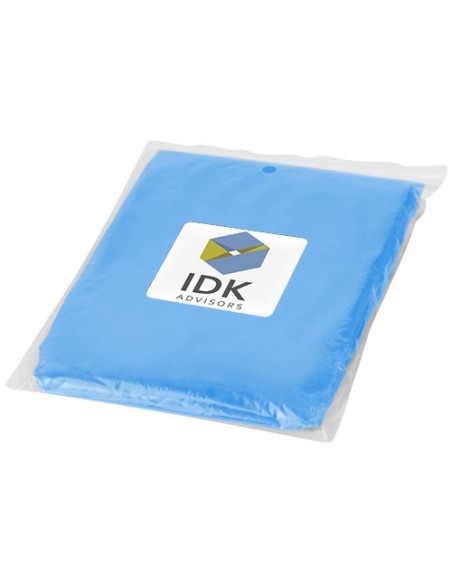 Poncho impermeabile monouso Ziva con custodia