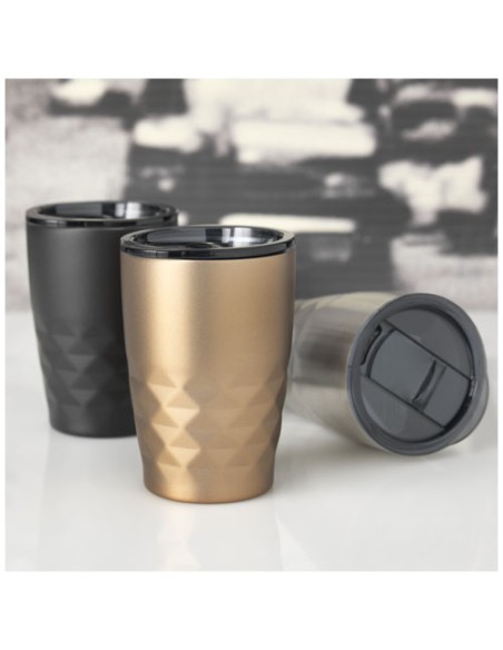 Bicchiere termico con isolamento sottovuoto Geo da 350 ml