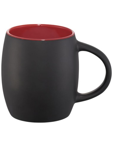 Tazza in ceramica Heart con coperchio in legno da 400 ml