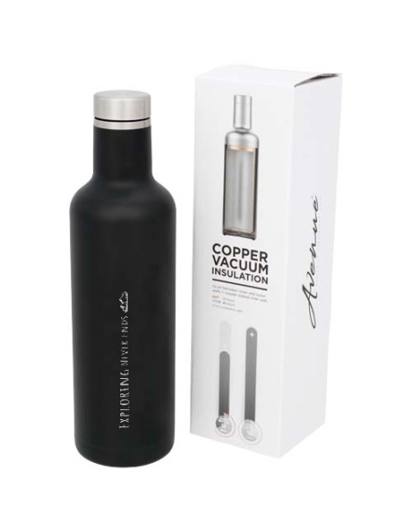 Bottiglia termica Pinto con isolamento sottovuoto in rame da 750 ml