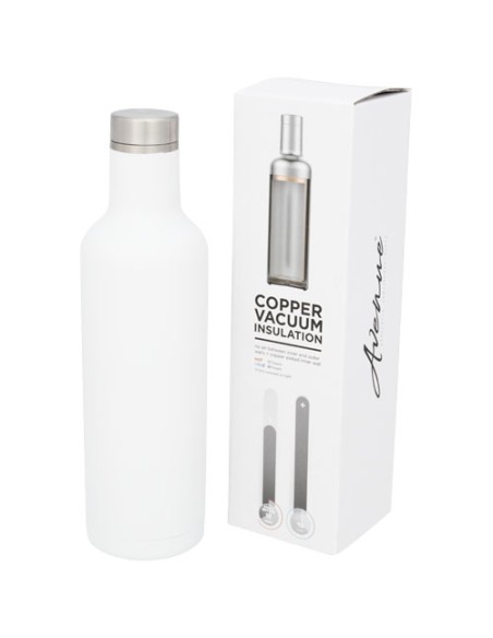 Bottiglia termica Pinto con isolamento sottovuoto in rame da 750 ml