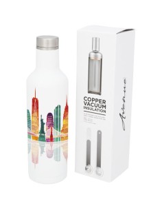 Bottiglia termica Pinto con isolamento sottovuoto in rame da 750 ml