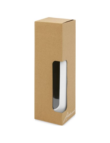 Borraccia in vetro borosilicato da 600 ml con impugnatura in silicone Tidan