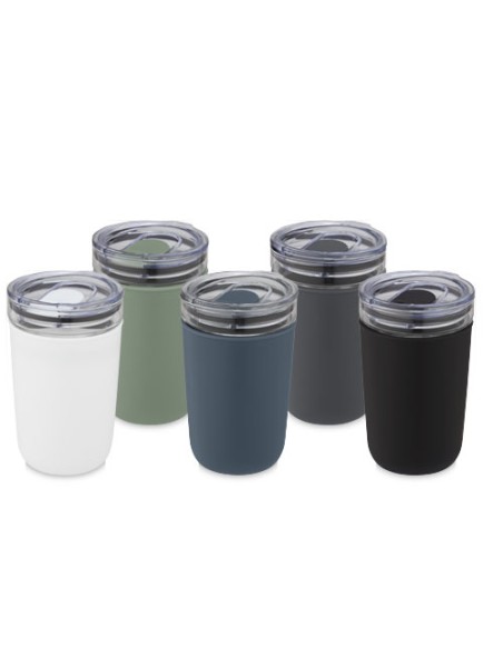 Bicchiere Bello da 420 ml in vetro con parete esterna in plastica riciclata