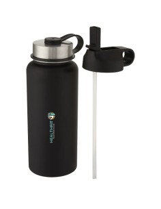 Borraccia sportiva Supra da 1l con isolamento sottovuoto in rame con 2 coperchi