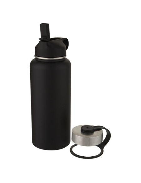Borraccia sportiva Supra da 1l con isolamento sottovuoto in rame con 2 coperchi