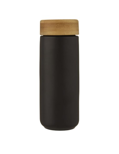Bicchiere termico in ceramica con coperchio in bambù da 300 ml Lumi
