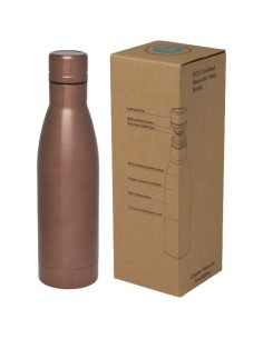 Borraccia termica con isolamento sottovuoto in rame e acciaio inossidabile riciclato certificato RCS da 500 ml Vasa