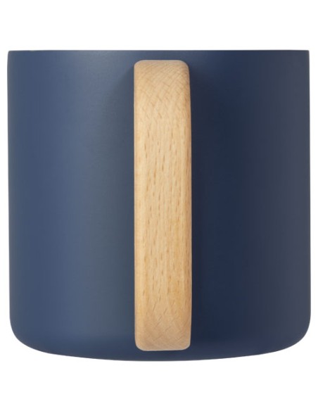 Tazza in acciaio inossidabile riciclato certificato RCS da 360 ml con isolamento sottovuoto in rame Bjorn