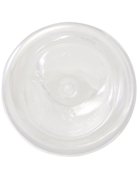 Borraccia in plastica riciclata certificata RCS da 400 ml con moschettone Oregon