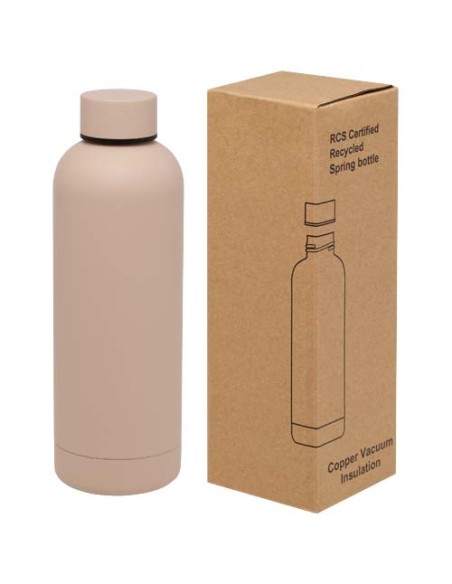 Borraccia con isolamento sottovuoto in rame certificata RCS da 500 ml Spring