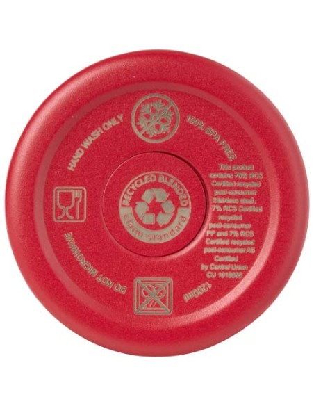 Tazza con isolamento sottovuoto in rame a doppia parete certificata RCS con cannuccia da 1200 ml Sydney