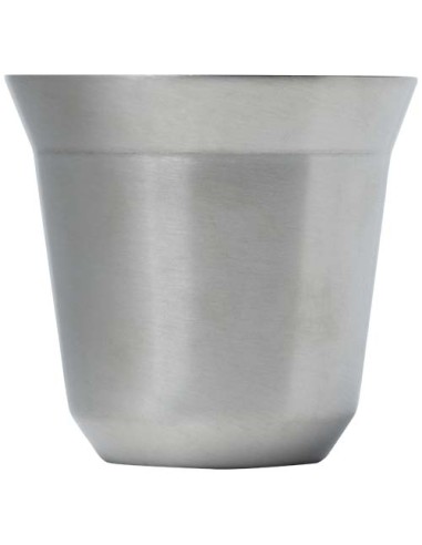  Set di tazze per caffè espresso in acciaio inossidabile certificato RCS da 80 ml Duo 