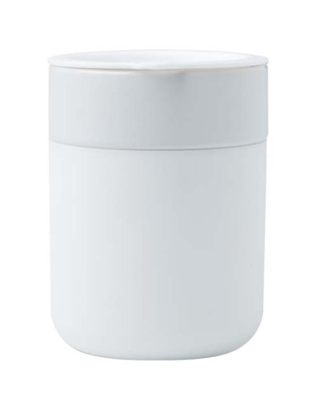 Bicchiere in ceramica con involucro in silicone e coperchio in plastica da 330 ml Java