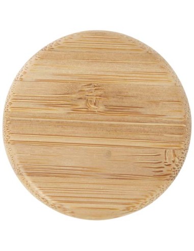 Bottiglia in vetro a calce sodata opaco con coperchio in bambù da 500 ml Lume  