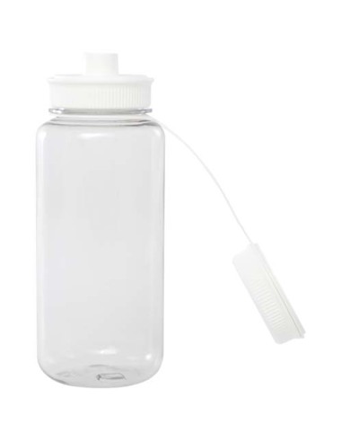 Borraccia sportiva da 900 ml in PET riciclato certificato RCS con coperchio multifunzione Ryder 