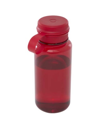 Borraccia sportiva da 900 ml in PET riciclato certificato RCS con coperchio multifunzione Ryder 