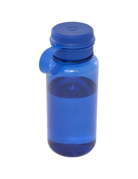 Borraccia sportiva da 900 ml in PET riciclato certificato RCS con coperchio multifunzione Ryder 